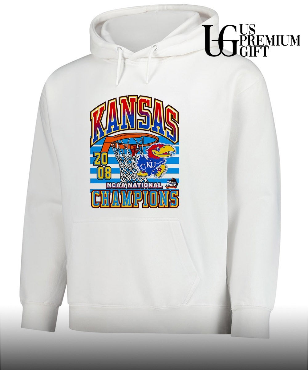 Kansas Jayhawks basketball NCAA National Champions Final Four 2008 shirt