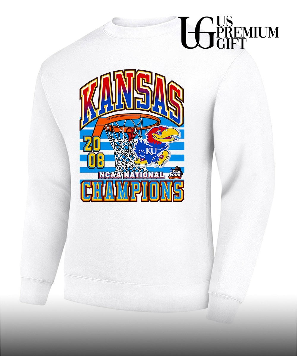 Kansas Jayhawks basketball NCAA National Champions Final Four 2008 shirt