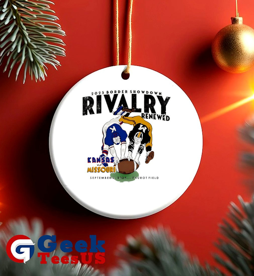 Kansas Jayhawks vs Missouri Tigers 2025 Rivalry Renewed Border Showdown shirt