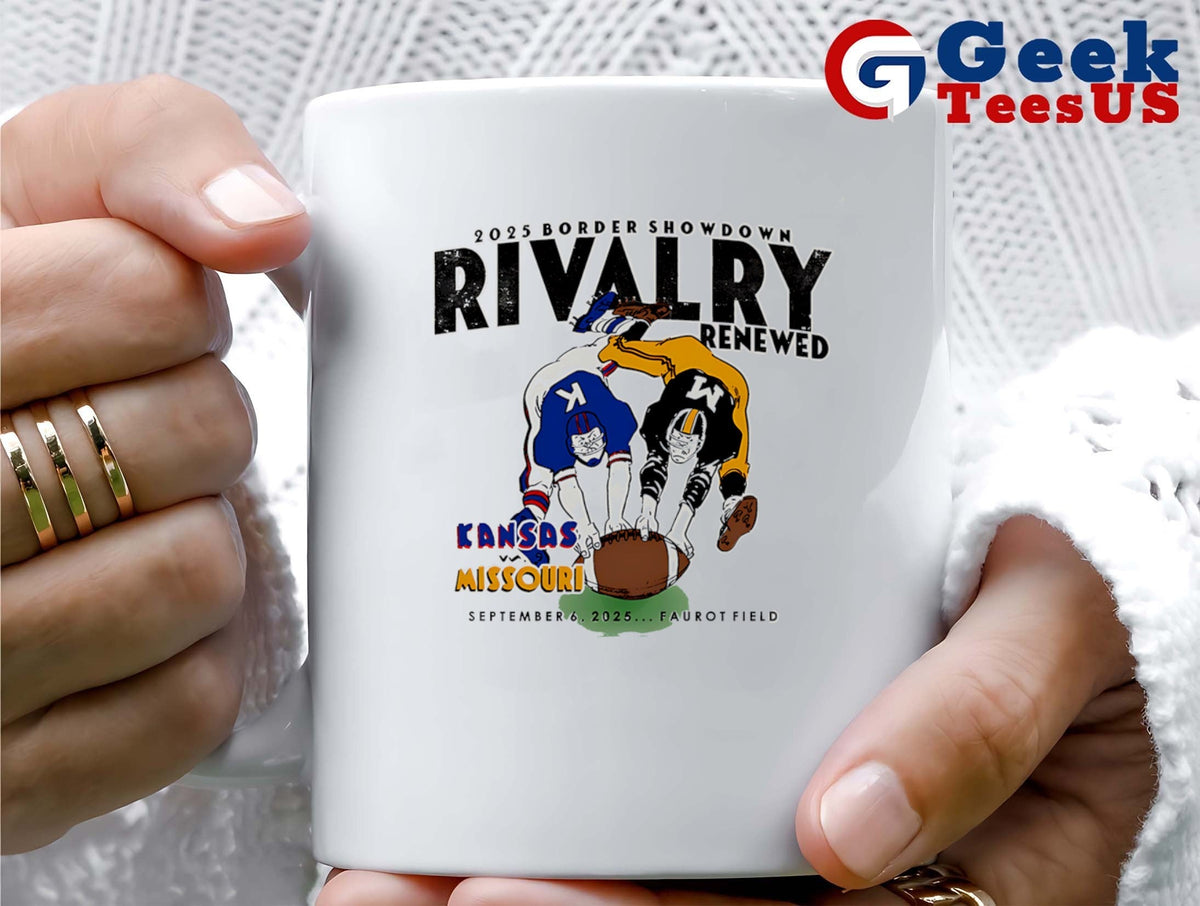 Kansas Jayhawks vs Missouri Tigers 2025 Rivalry Renewed Border Showdown shirt