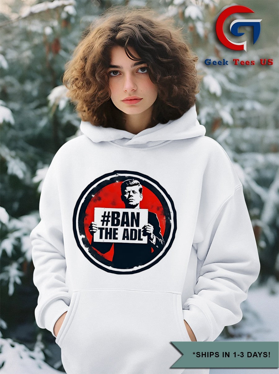 Kasey Lynae wearing John F Kennedy Ban The Adl dhirt