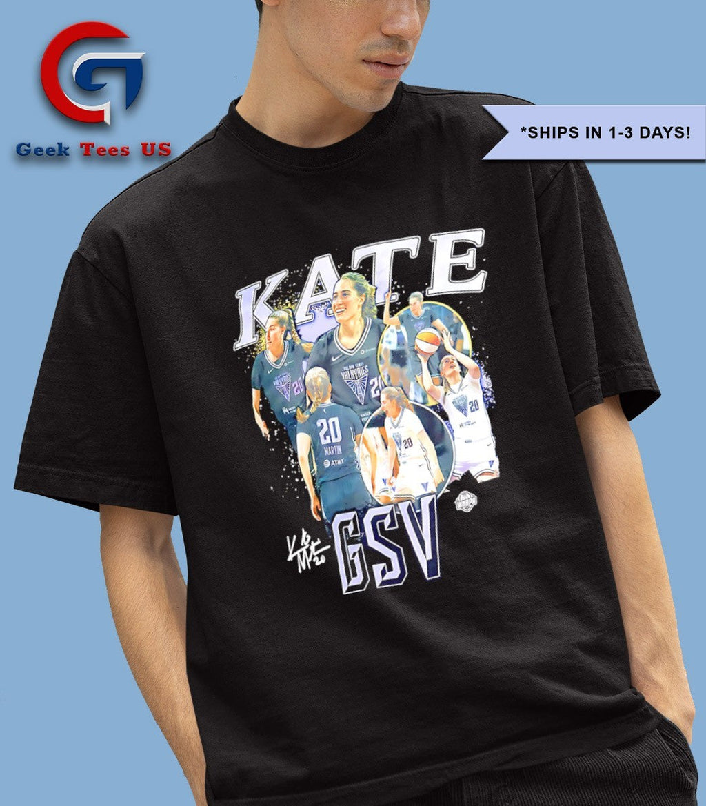 Kate Martin player Golden State Valkyries WNBA Playoffs 2025 graphic shirt