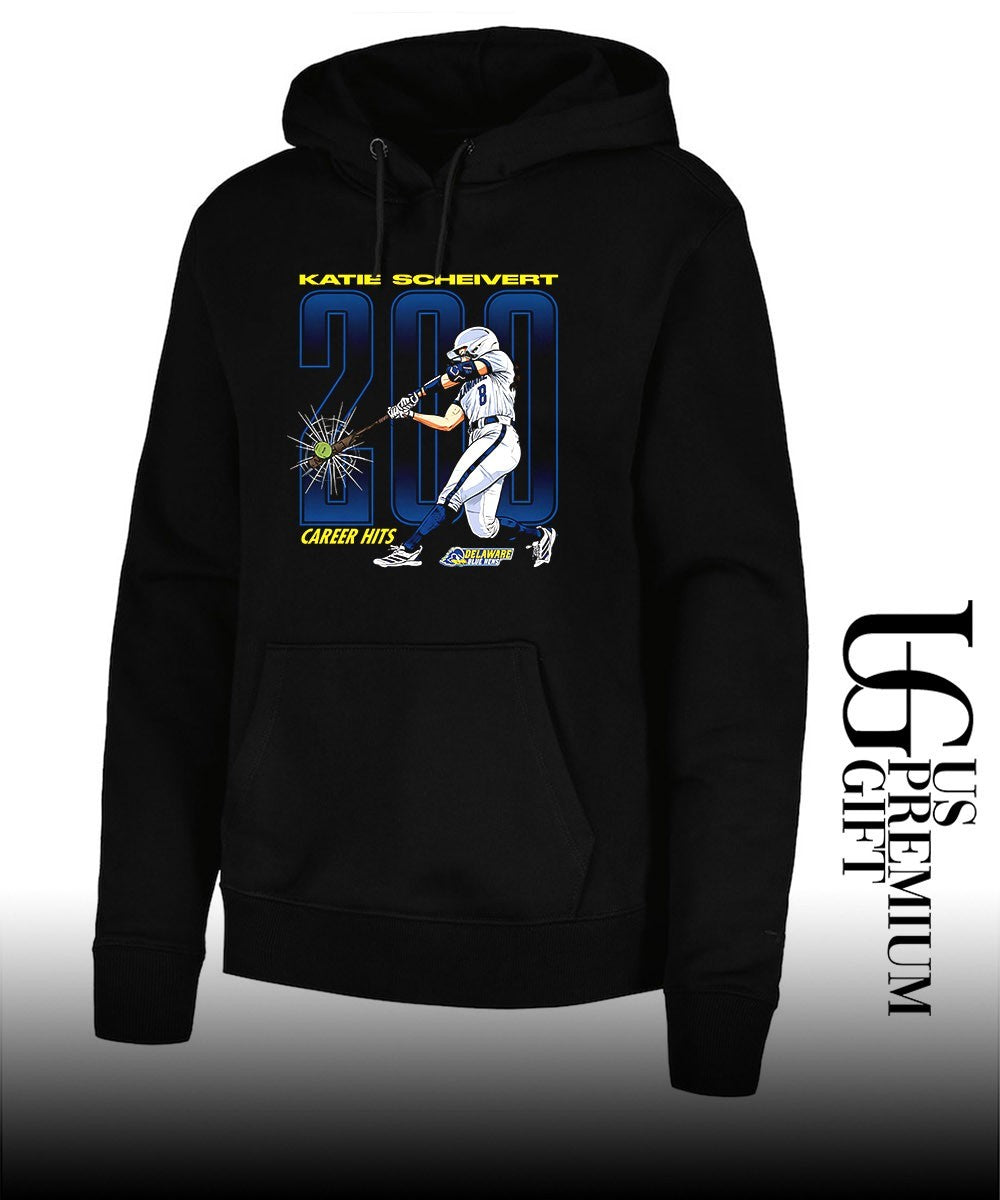 Katie Scheivert Delaware NCAA Softball 200 Career Hits Collage shirt