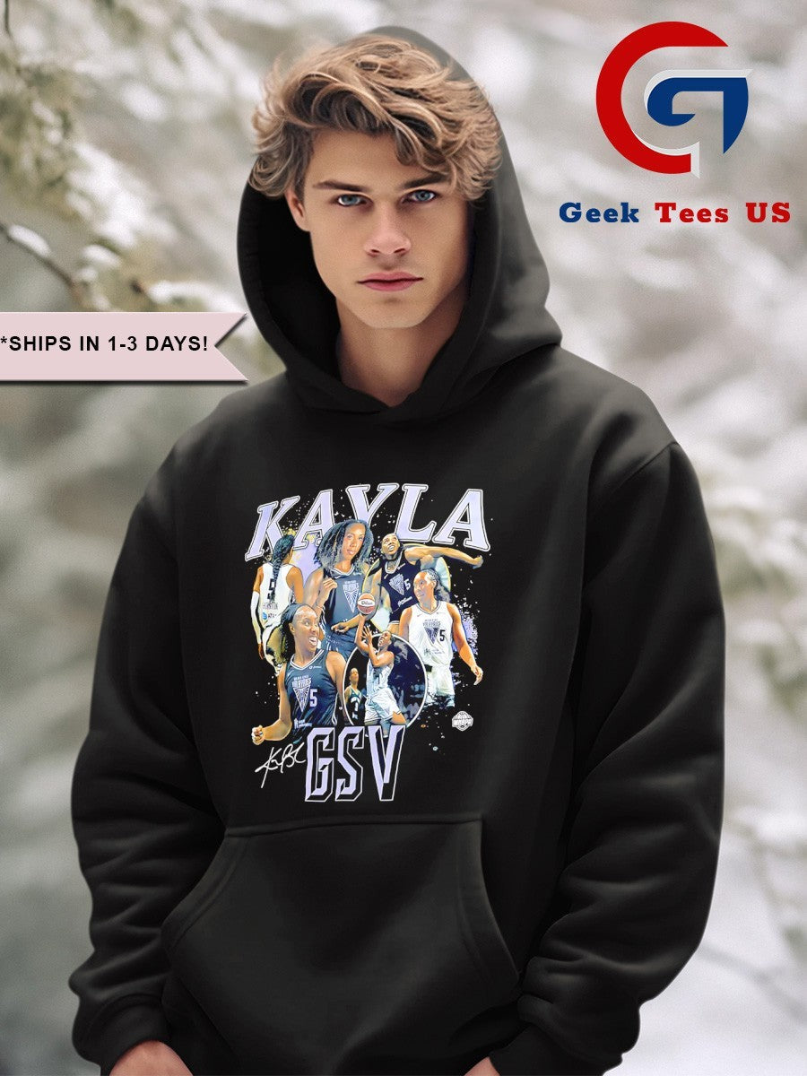 Kayla Thornton player Golden State Valkyries WNBA Playoffs 2025 graphic shirt