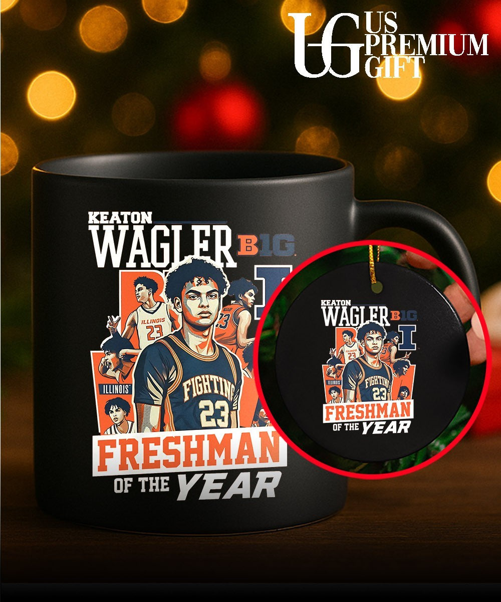 Keaton Wagler Illinois Fighting Illini basketball Freshman of the Year shirt