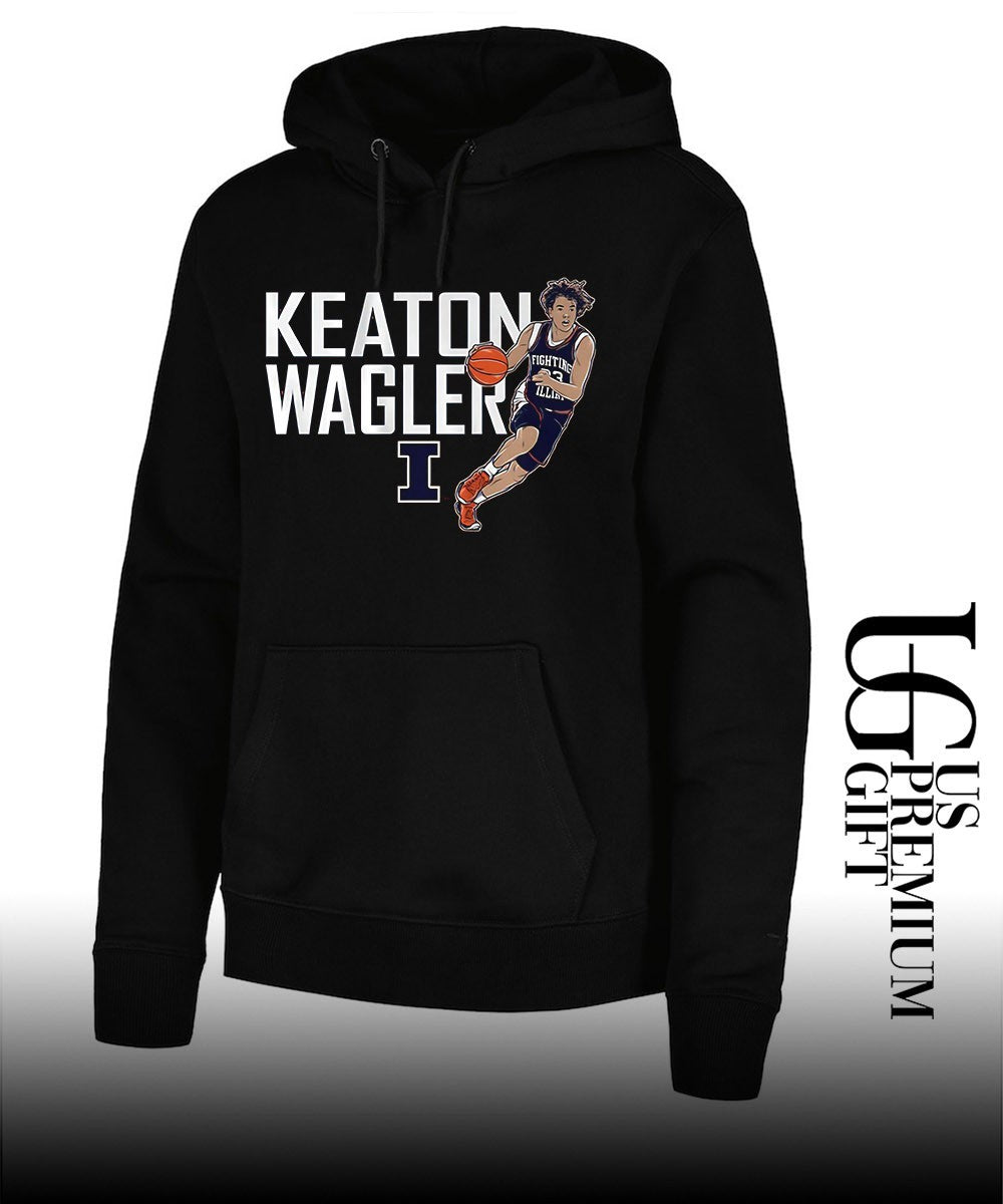 Keaton Wagler Illinois Fighting Illini men’s basketball logo shirt