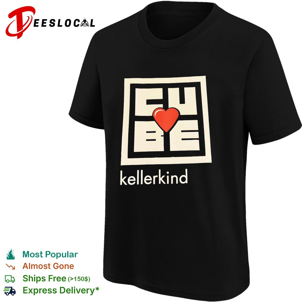 Kellerkind Cube Heart Logo shirt