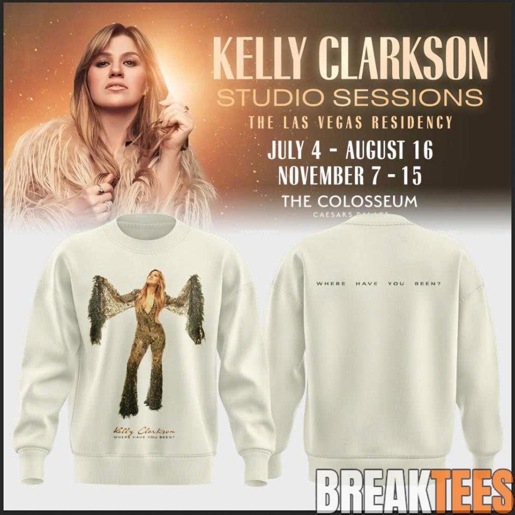 Kelly Clarkson Studio Sessions The Las Vegas Residency 2026 Edition Sweatshirt