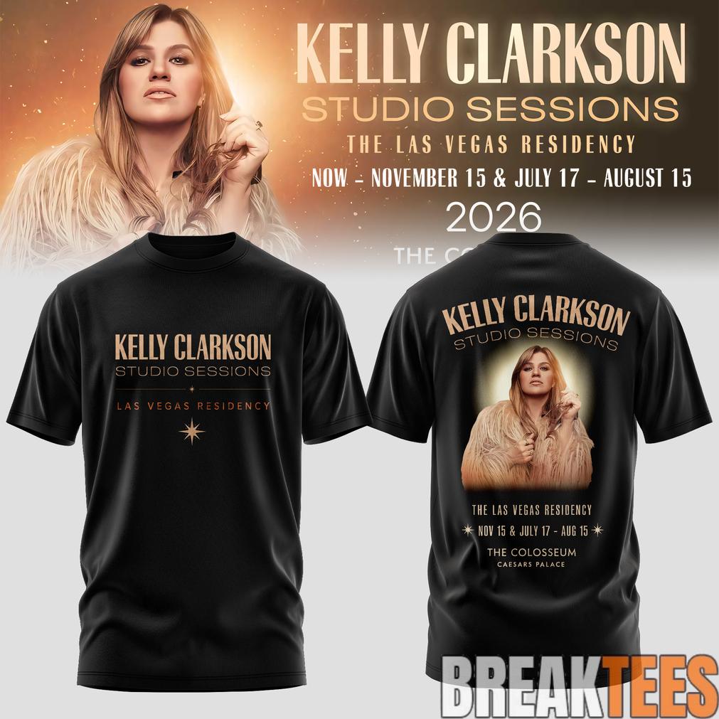 Kelly Clarkson Studio Sessions The Las Vegas Residency 2026 Special Tee