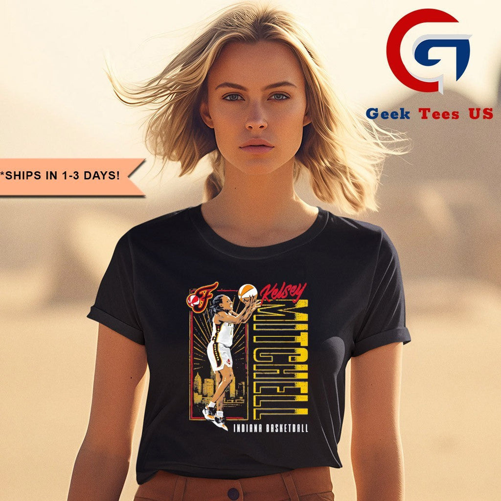 Kelsey Mitchell Indiana Fever WNBA graphic shirt