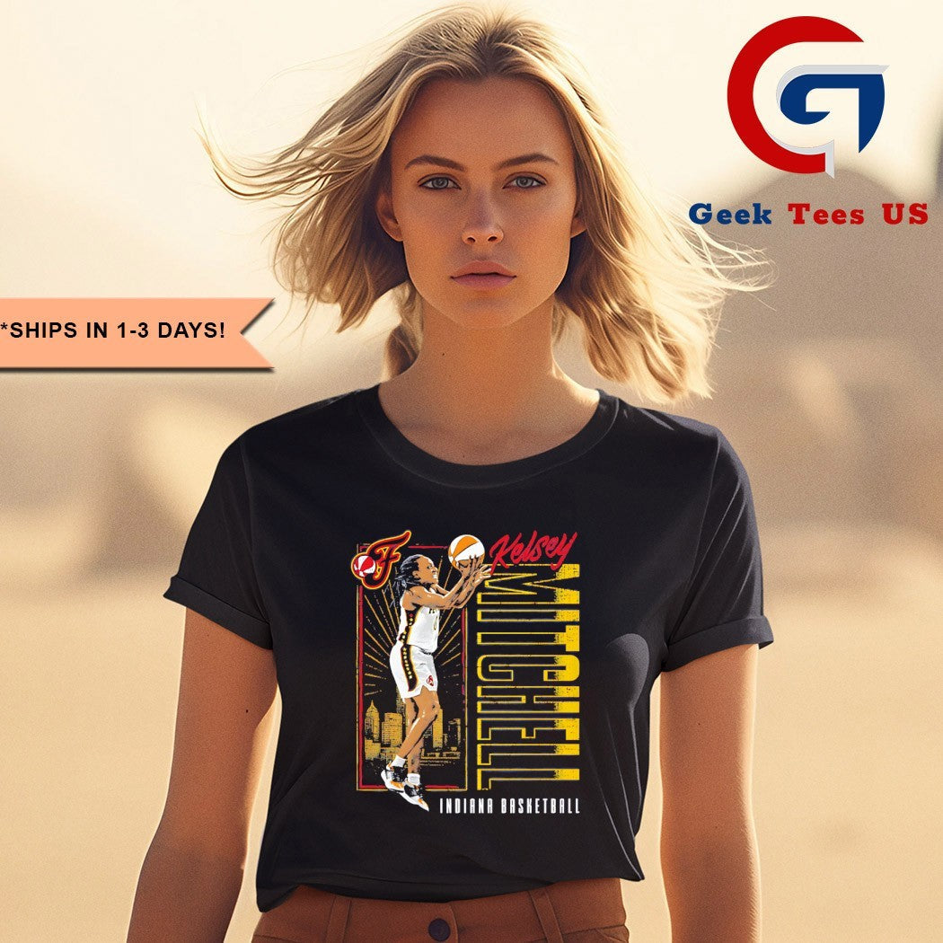 Kelsey Mitchell Indiana Fever WNBA graphic shirt