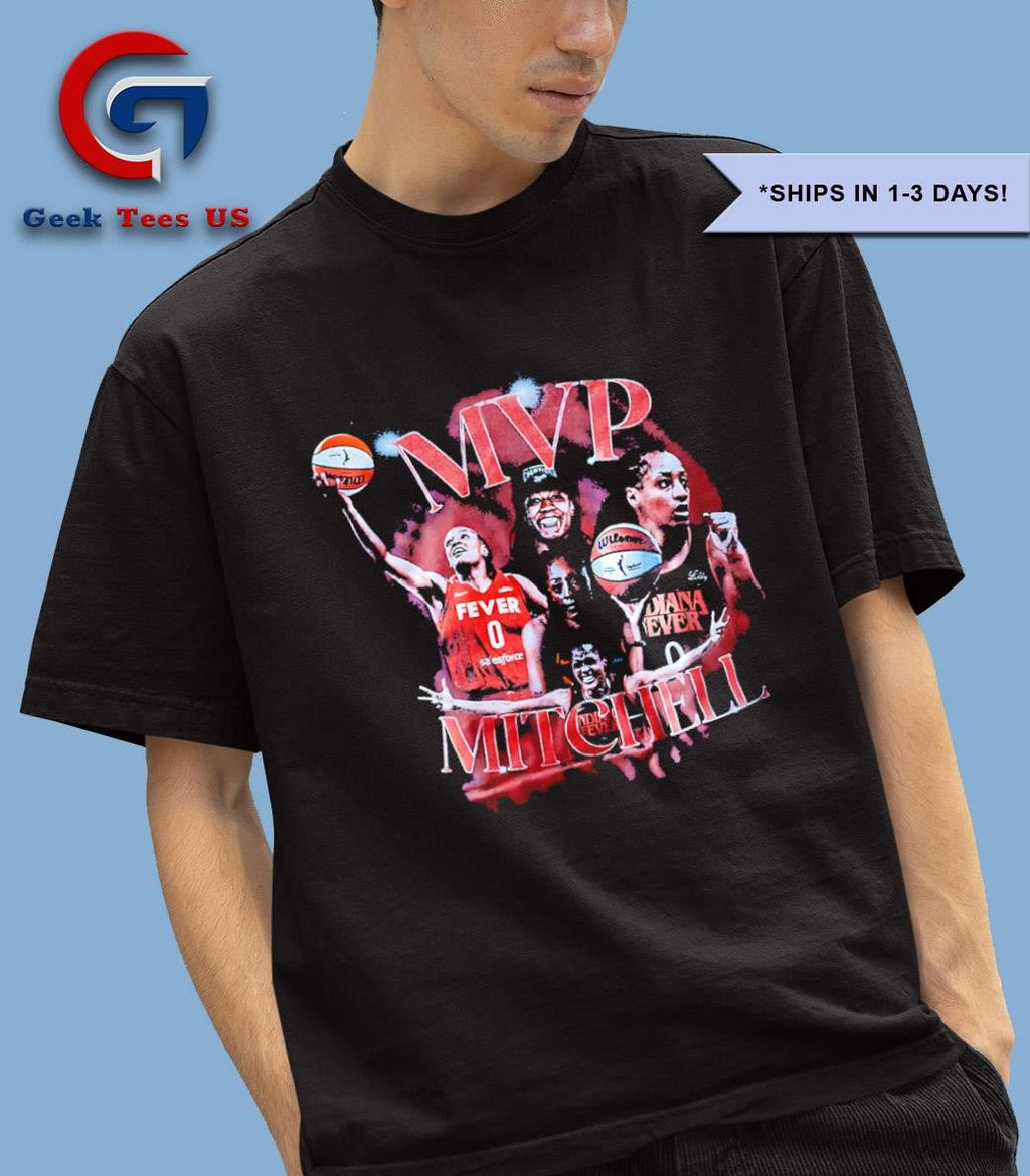 Kelsey Mitchell for MVP Indiana Fever WNBA shirt