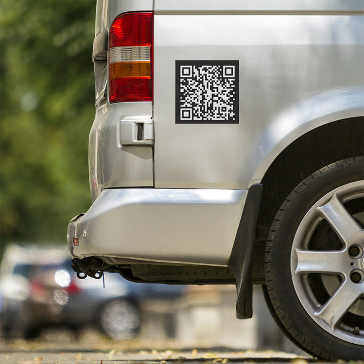 Kendrick Lamar Say Drake QR Code Car Magnet