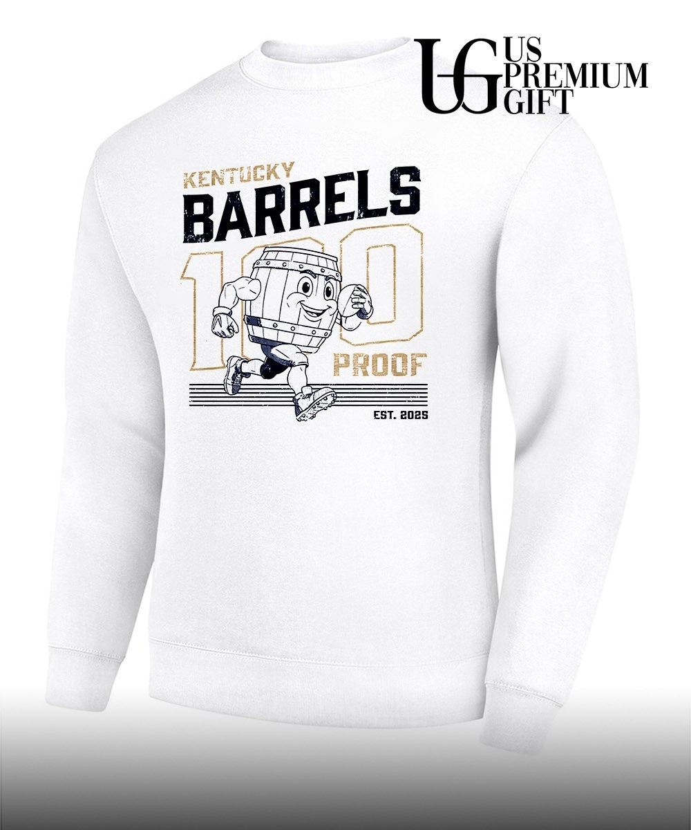 Kentucky Barrels 100 Proof mascot shirt