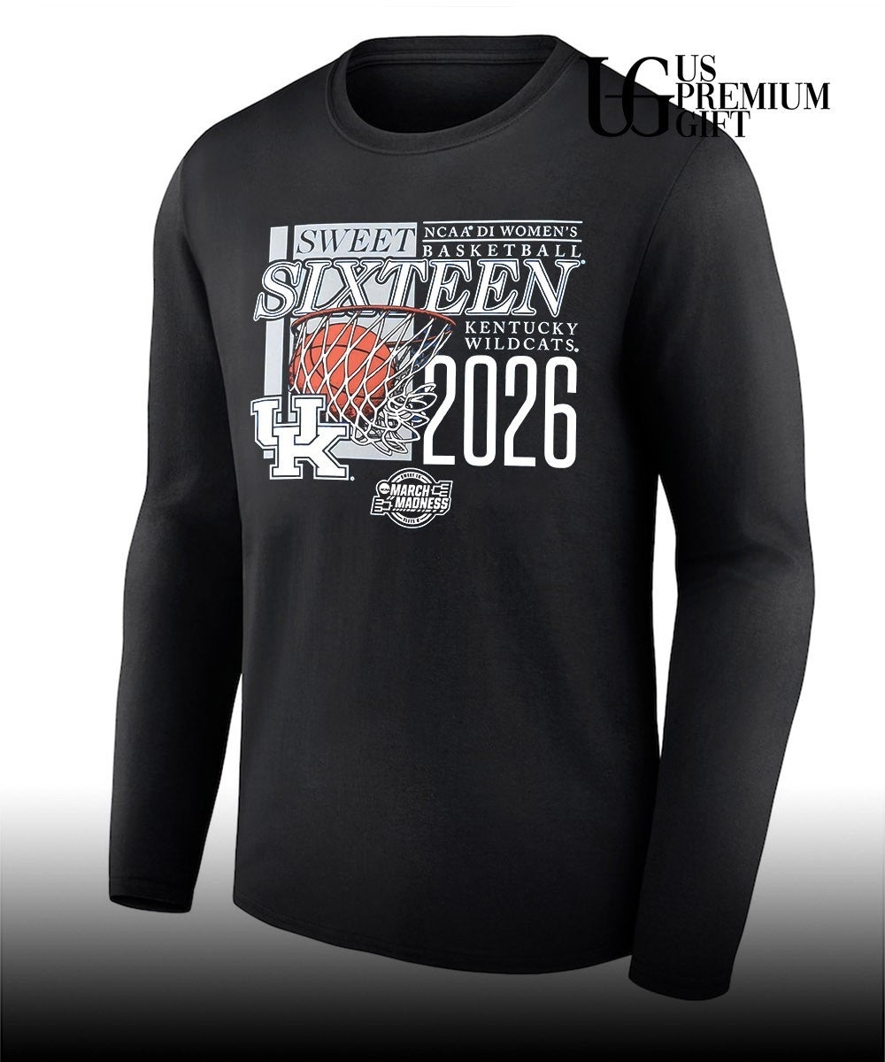 Kentucky Wildcats Sweet Sixteen NCAA 2026 Division 1 Women’s basketball March Madness shirt