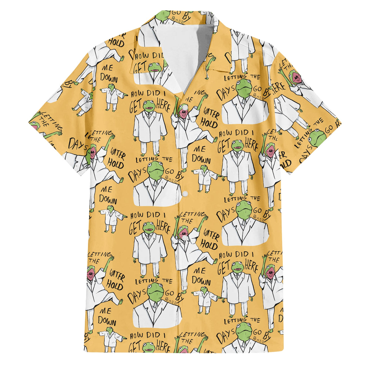 Kermit Singing Once In A Lifetime Hawaiian Shirt