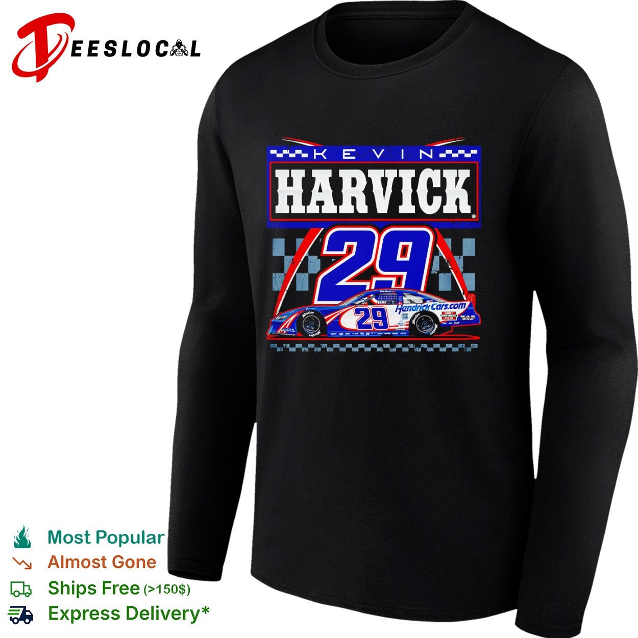Kevin Harvick 29 Hendrick Carscom NASCAR Racing Team Racing shirt