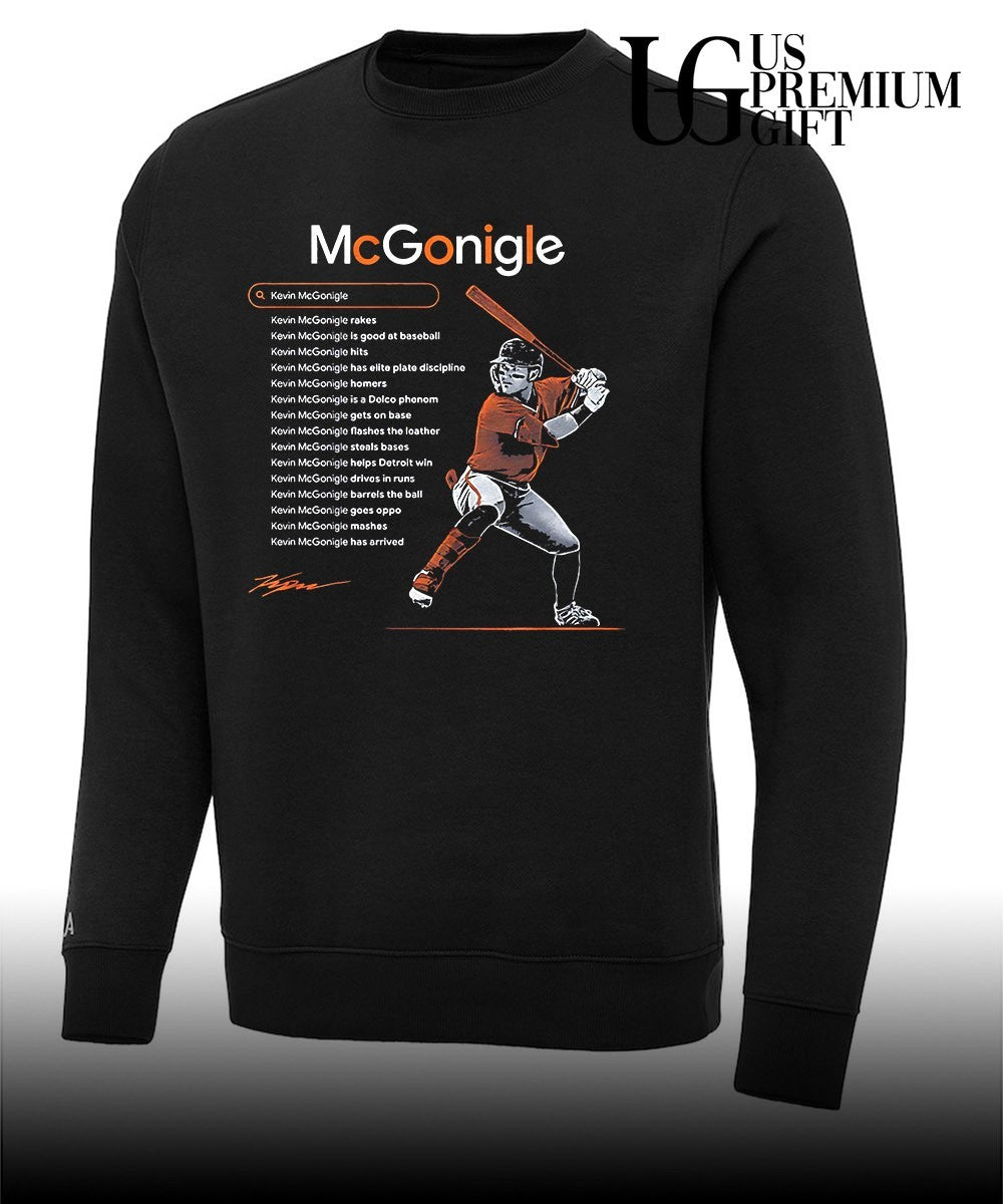 Kevin McGonigle Detroit Tigers MLB signature shirt