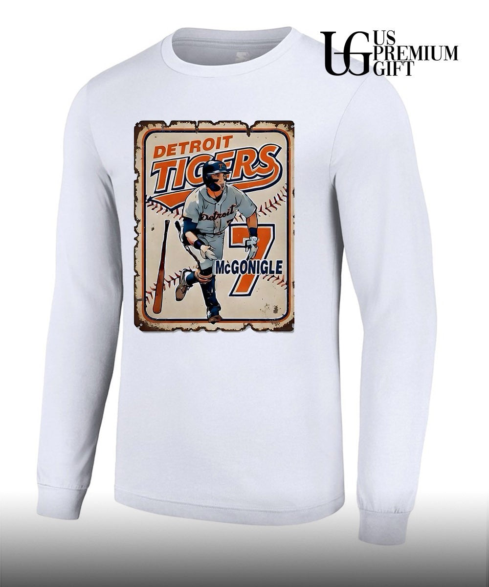 Kevin McGonigle Detroit Tigers baseball vintage shirt