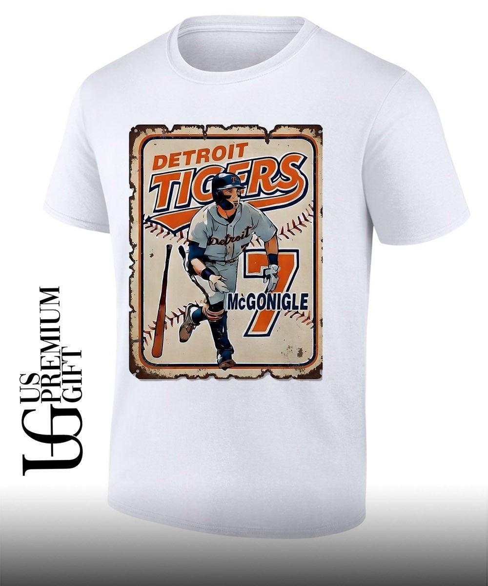 Kevin McGonigle Detroit Tigers baseball vintage shirt