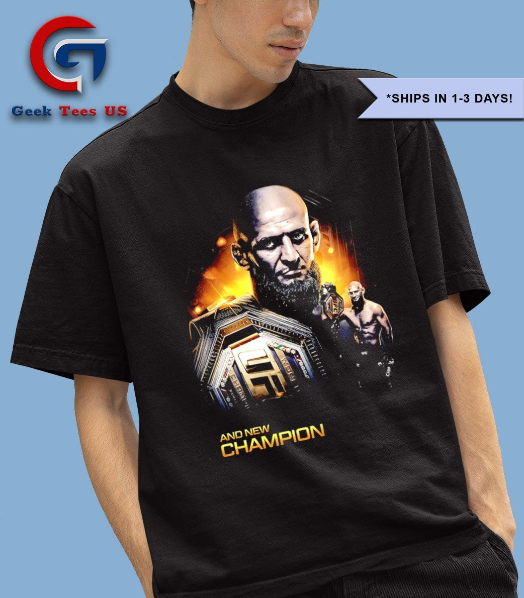 Khamzat Chimaev Mma Borz UFC 2025 and New Champions graphic shirt