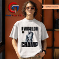 Khamzat Chimaev become the New Middleweight Champion Of The World UFC 319 Merchandise shirt