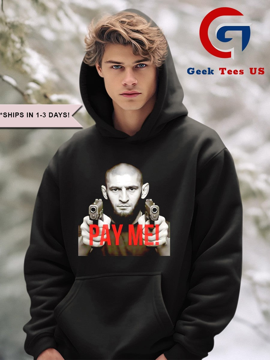 Khamzat Chimaev pay me shirt