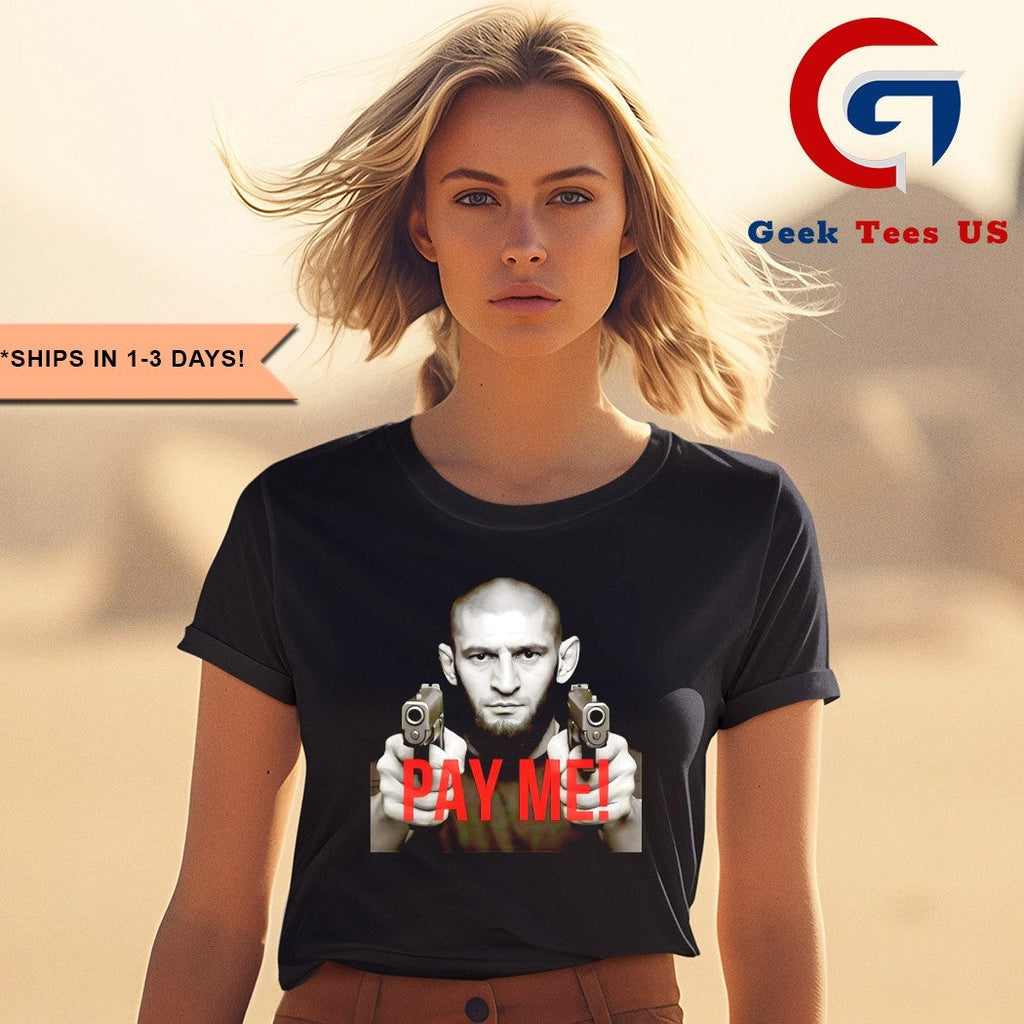 Khamzat Chimaev pay me shirt