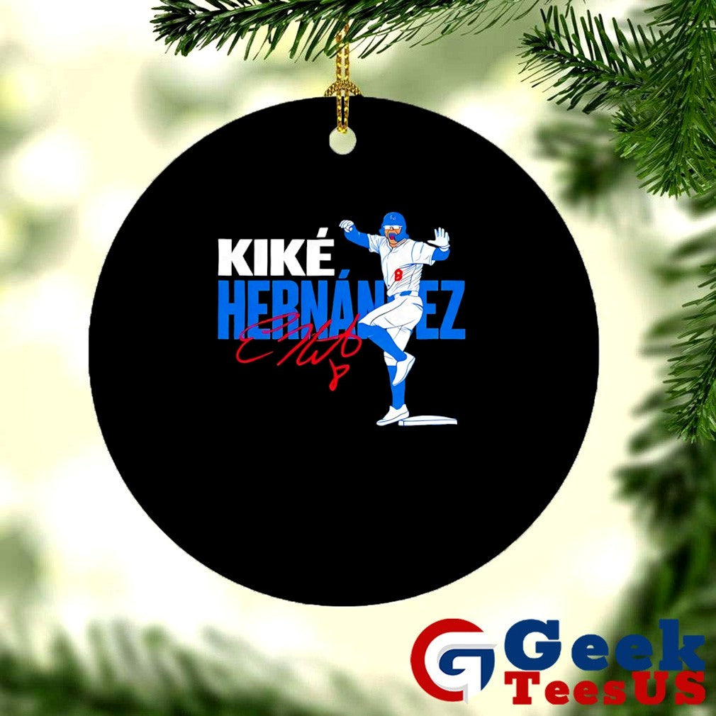 Kike Hernandez Los Angeles Dodgers Baseball 2025 signature shirt