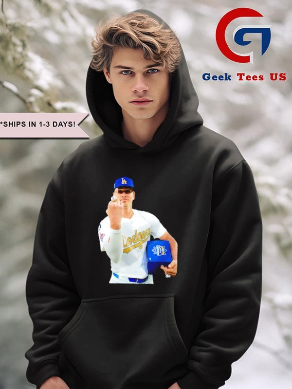 Kiké Hernández Middle Finger Los Angeles Dodgers MLB 2025 WS shirt
