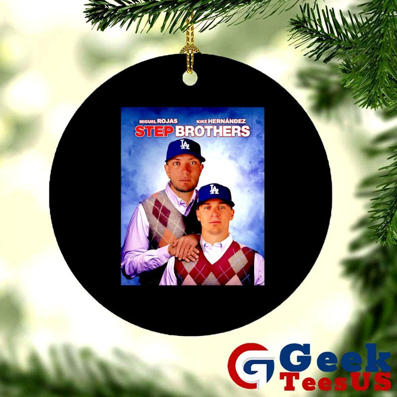 Kiké Hernández and Miguel Rojas Step Brothers Los Angeles Dodgers MLB shirt