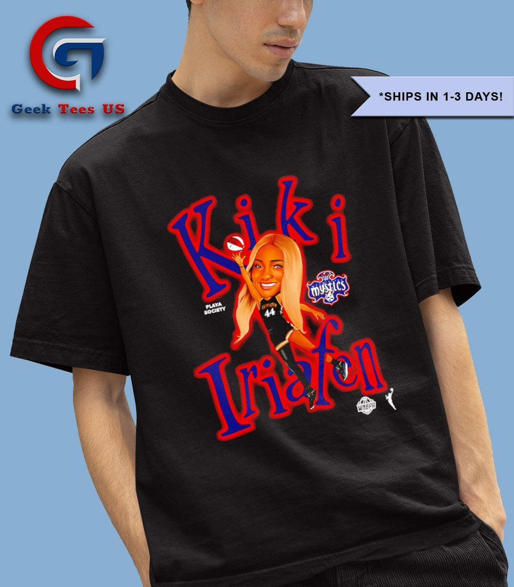 Kiki Iriafen Sketch Washington Mystics WNBA caricature shirt