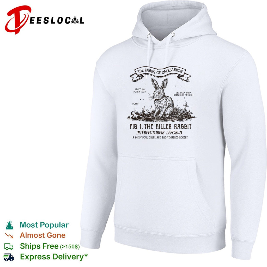 Killer Rabbit of Caerbannog from Monty Python and the Holy Grail The Rabbit of Caerbannog shirt