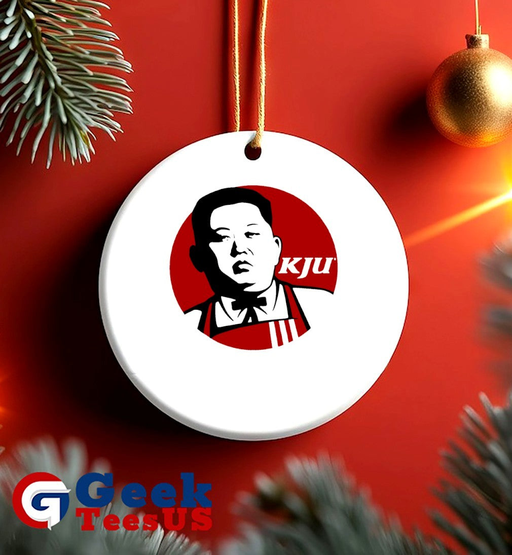 Kim Jong Un KJU X KFC logo shirt