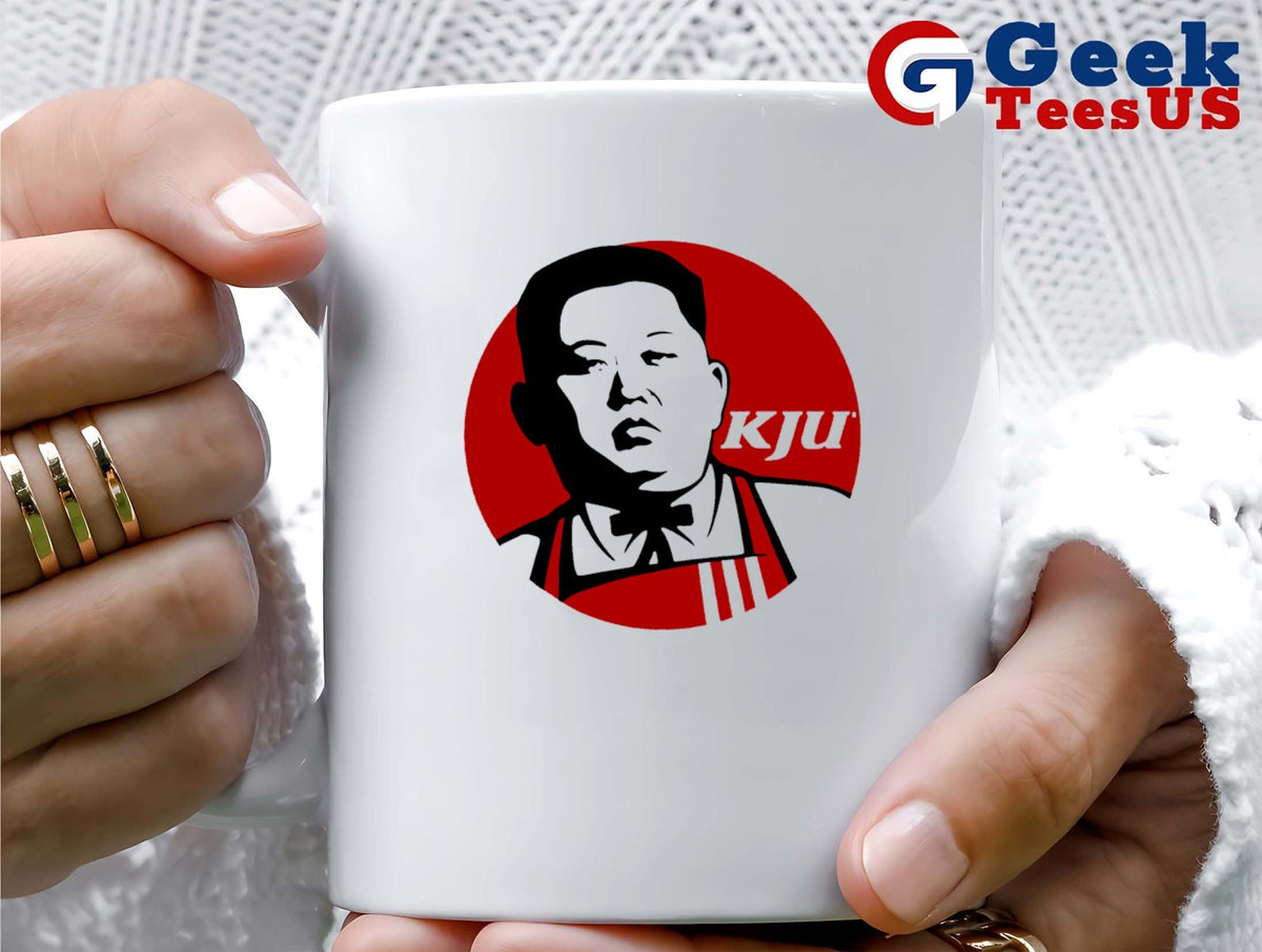 Kim Jong Un KJU X KFC logo shirt