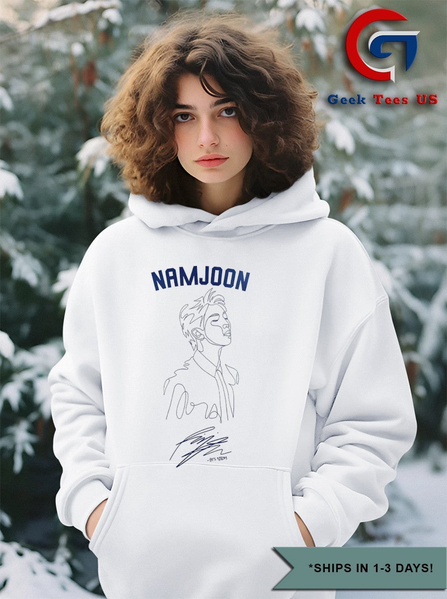 Kim Namjoon BTS Los Angeles Dodgers 2025 signature shirt