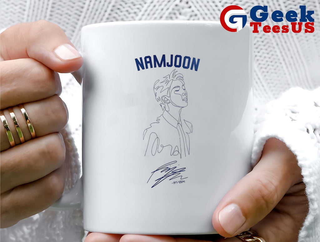 Kim Namjoon BTS Los Angeles Dodgers 2025 signature shirt