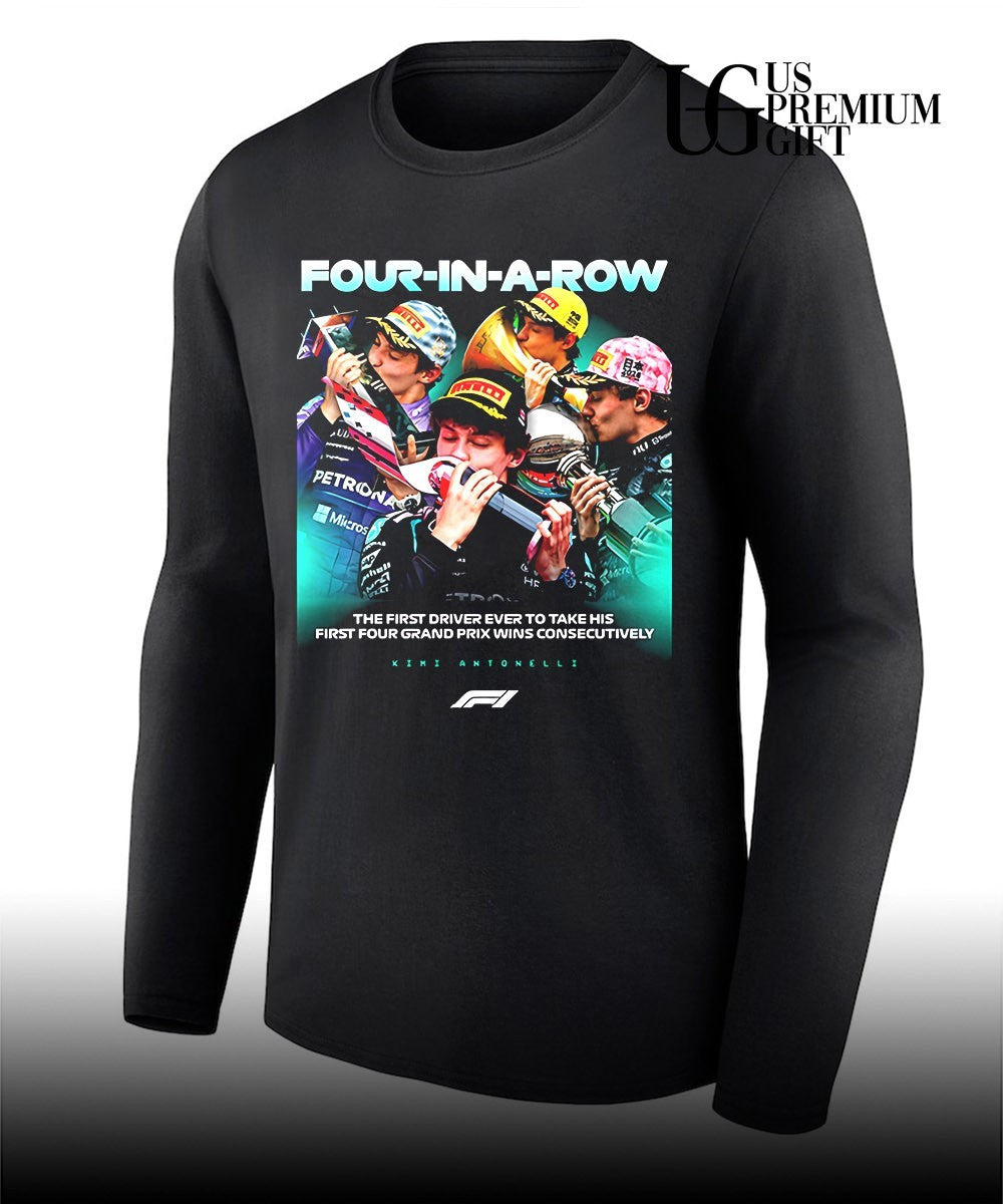 Kimi Antonelli Formula 1 Four In A Row Canadian Grand Prix 2026 graphic shirt