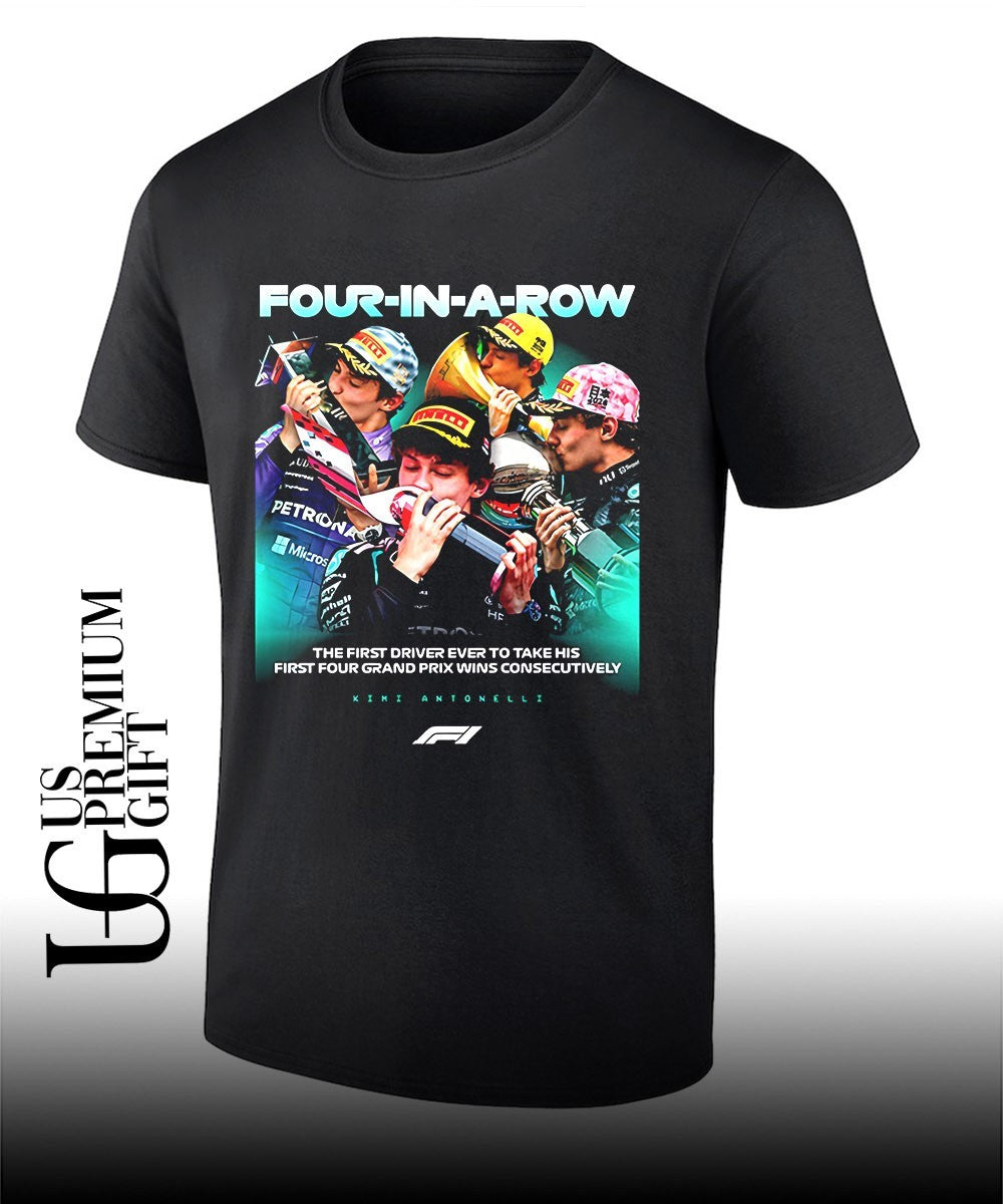 Kimi Antonelli Formula 1 Four In A Row Canadian Grand Prix 2026 graphic shirt