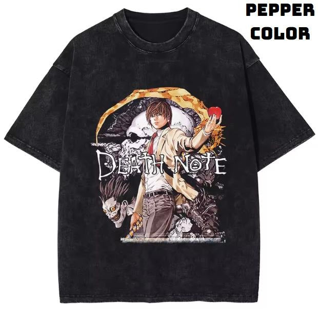 Kira Judgment Vintage Graphic Tee, Yagami Light Tee, Death Note Shirt, Manga Anime Shirt, Unisex T-Shirt, Anime Clothing, Top Menswear Womenswear Streetwear