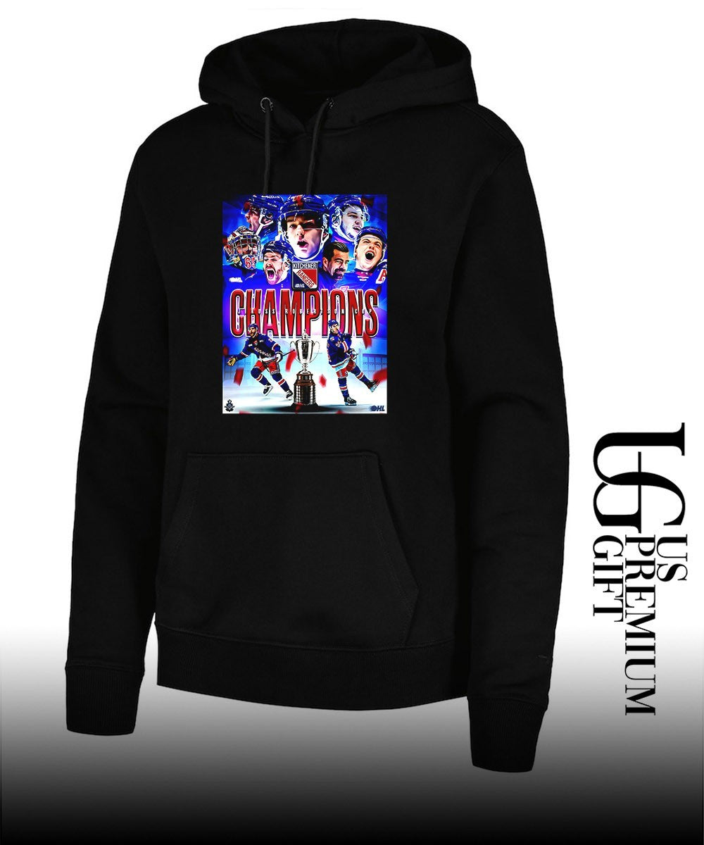 Kitchener Rangers 5X OHL Champions poster shirt