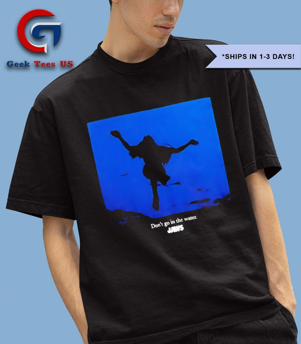 Kith for Jaws don’t go in the water quote shirt