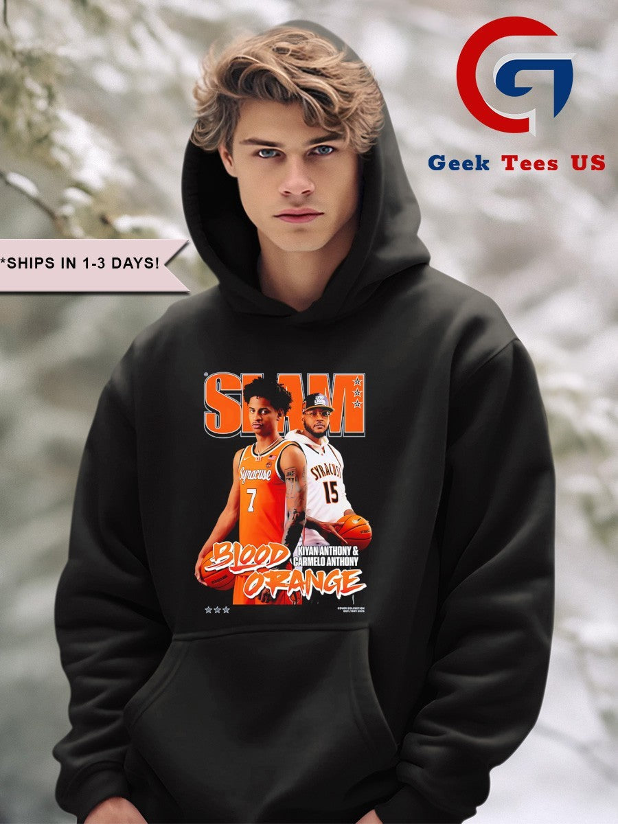 Kiyan Anthony and Carmelo Anthony Blood Orange Slam Cover shirt