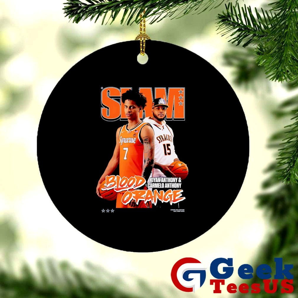 Kiyan Anthony and Carmelo Anthony Blood Orange Slam Cover shirt