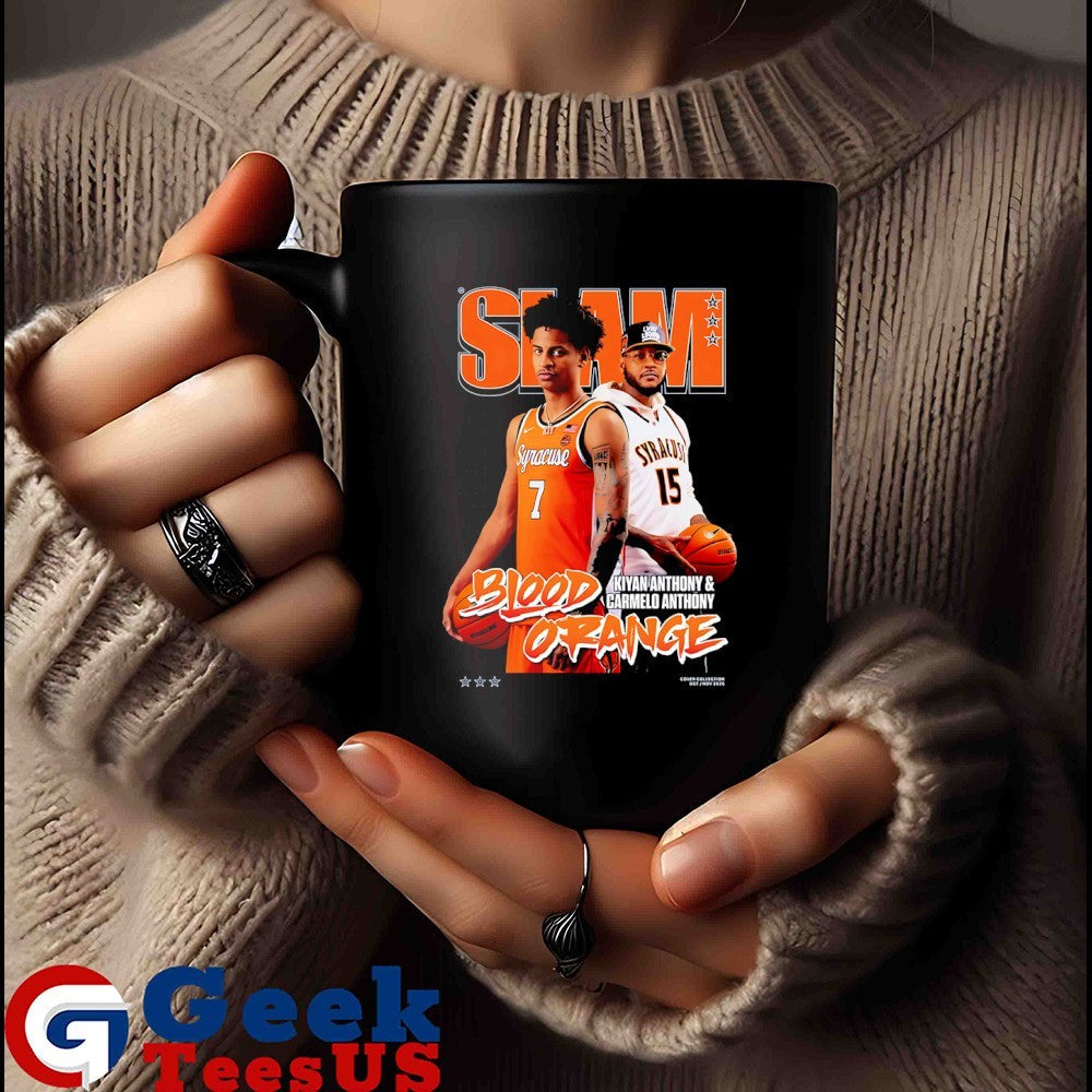Kiyan Anthony and Carmelo Anthony Blood Orange Slam Cover shirt
