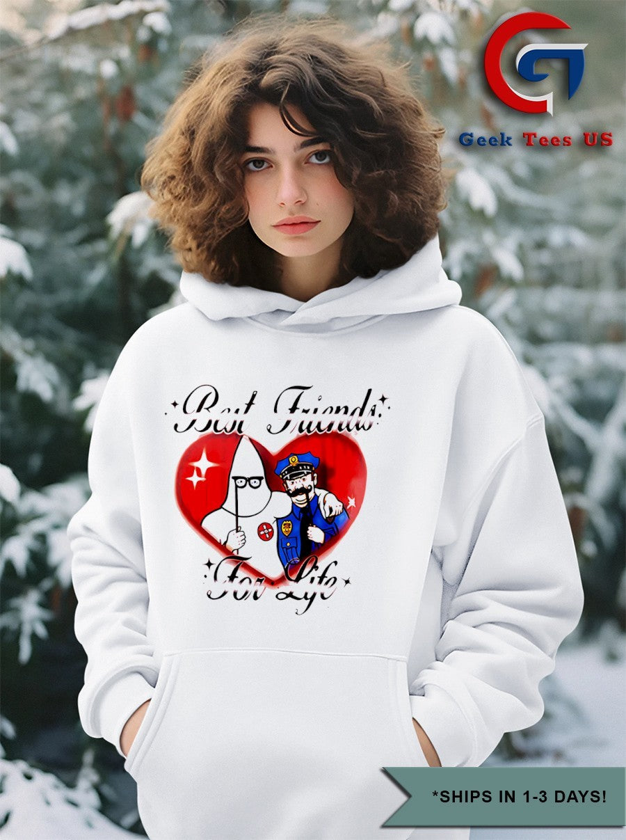 Kkk and police best friends for life shirt