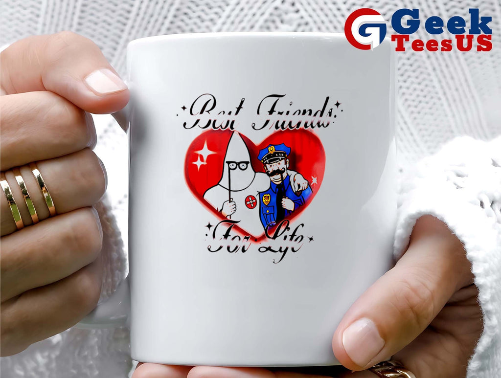 Kkk and police best friends for life shirt