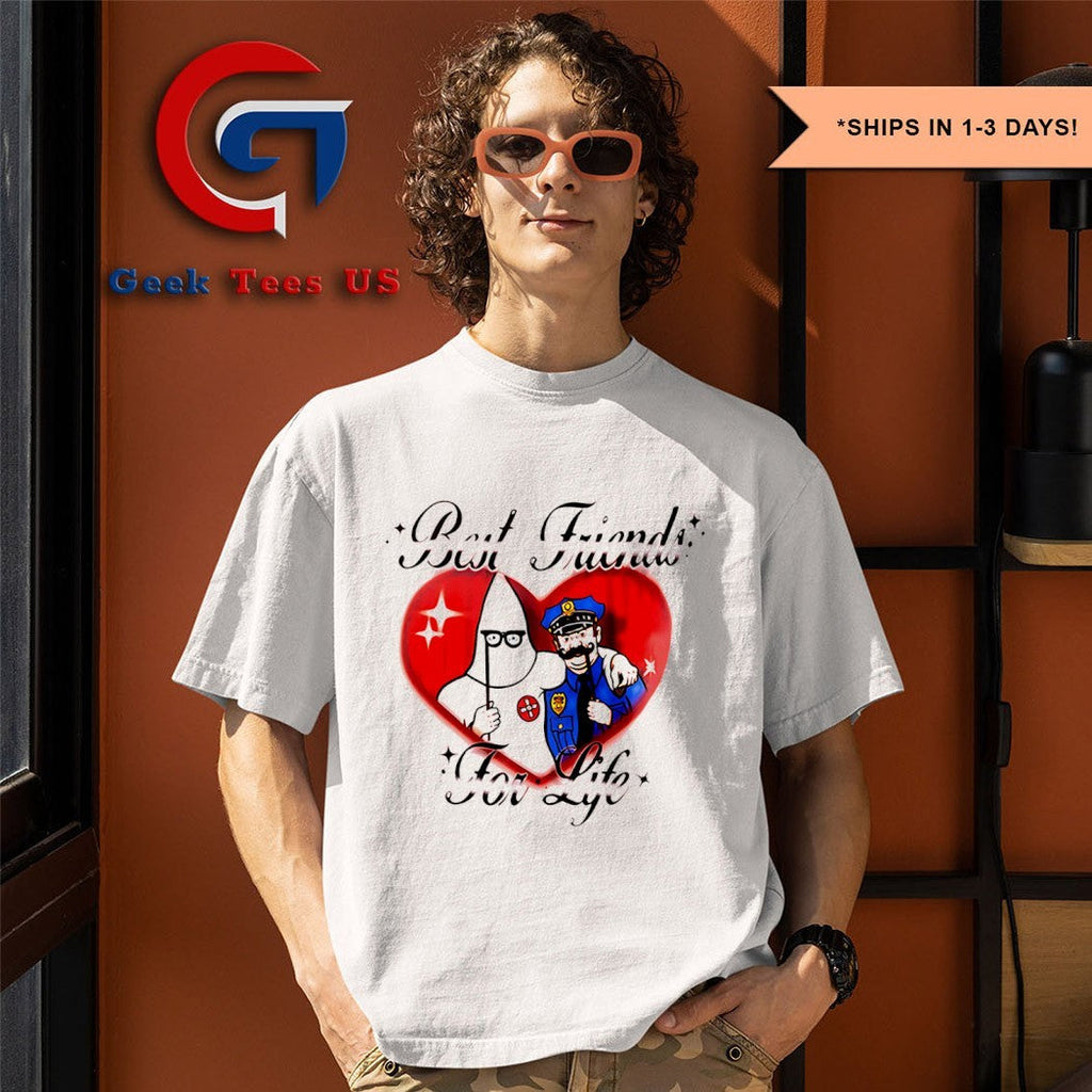 Kkk and police best friends for life shirt