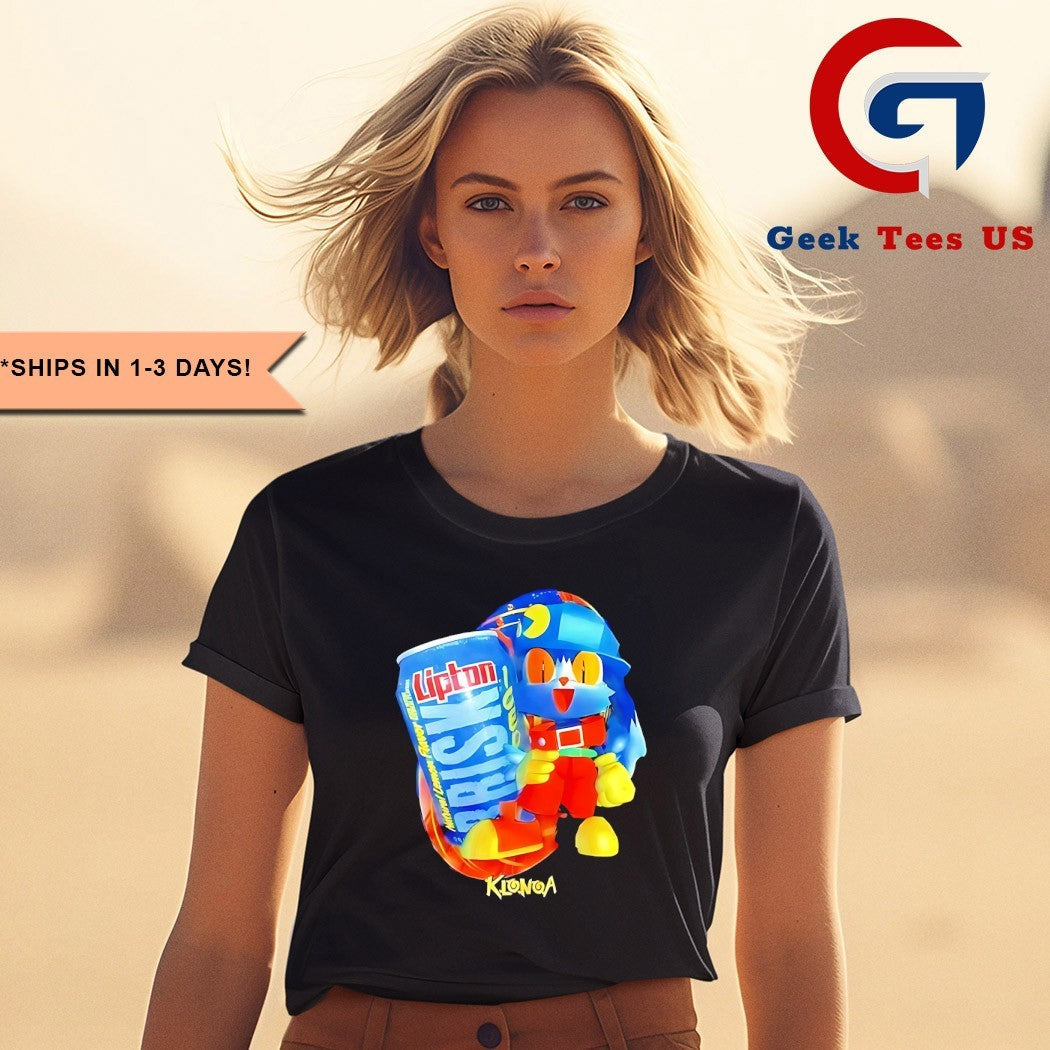 Klonoa Door to Phantomile Lipton Brisk iced tea shirt