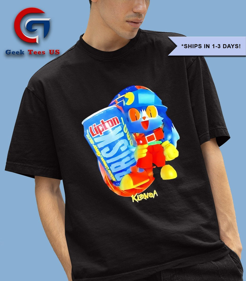 Klonoa Door to Phantomile Lipton Brisk iced tea shirt